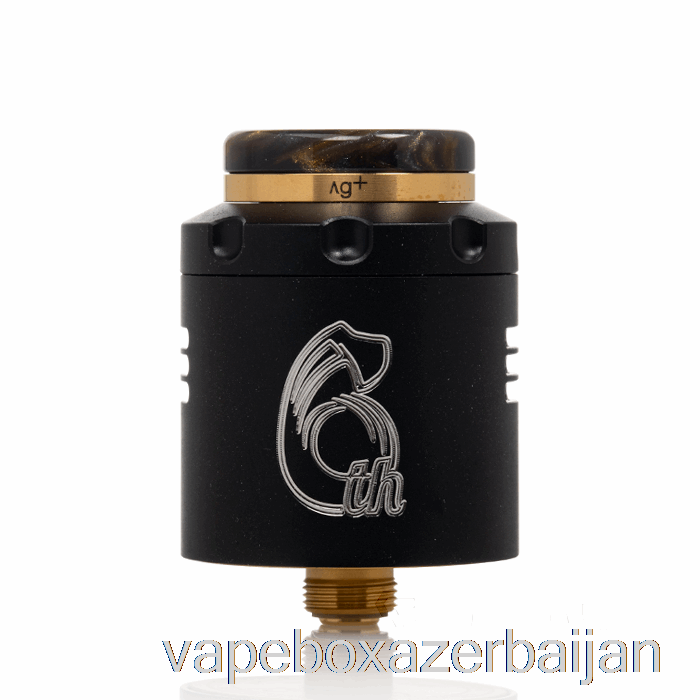 E-Juice Vape Hellvape DEAD RABBIT V3 24mm RDA [6th ANNI] Black Gold